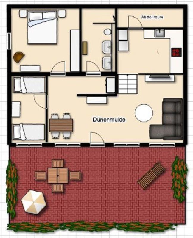Landhaus Ostduene Ferienwohnung Duenenmulde Juist Extérieur photo